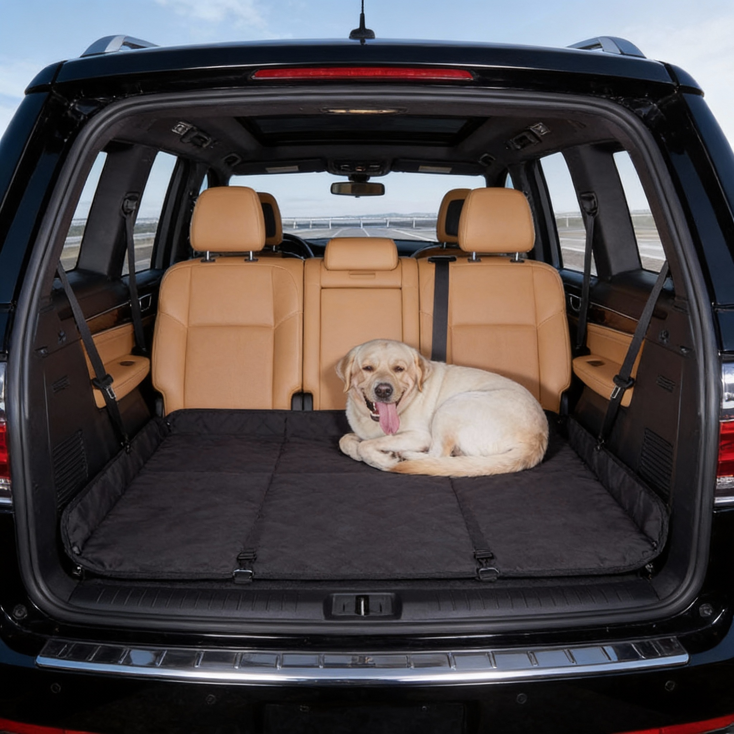 Kabeera™ Back Seat Extender & Dog Car Seat Cover
