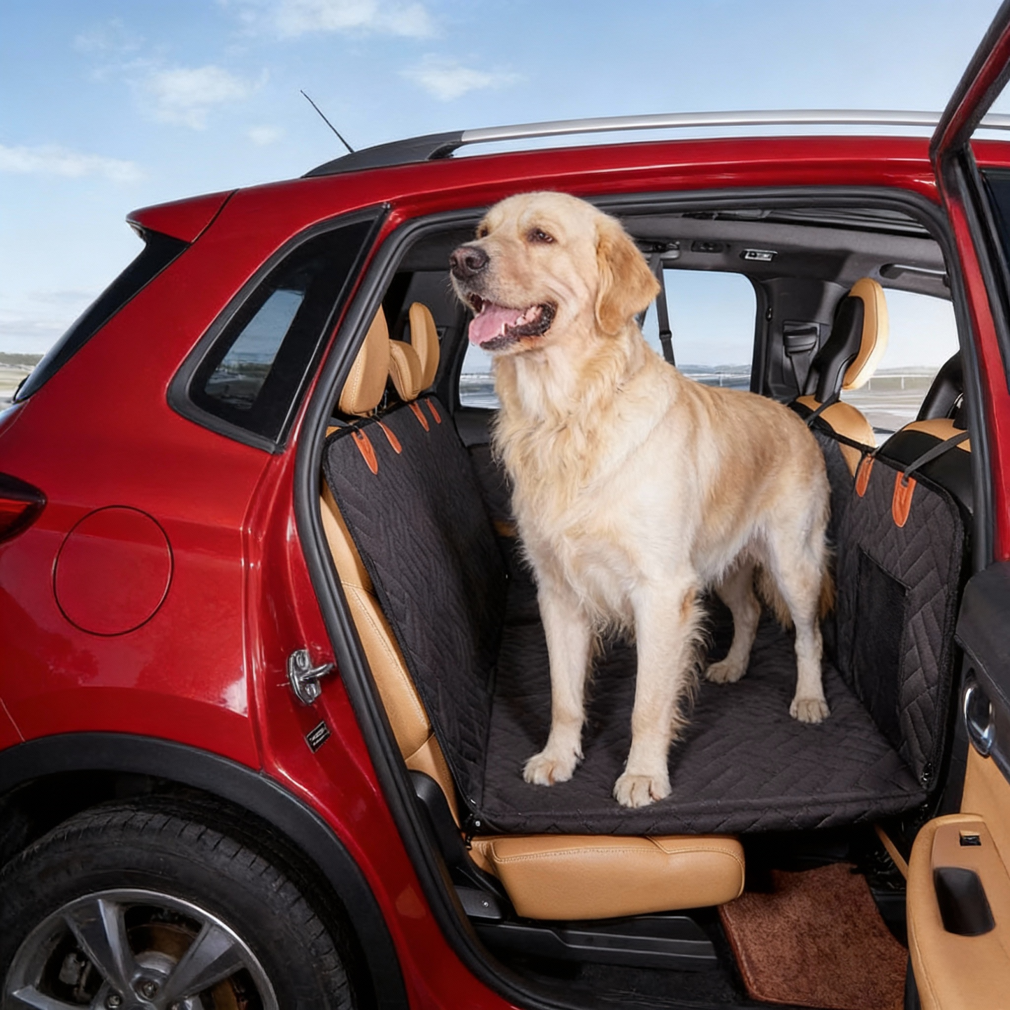 Kabeera™ Back Seat Extender & Dog Car Seat Cover